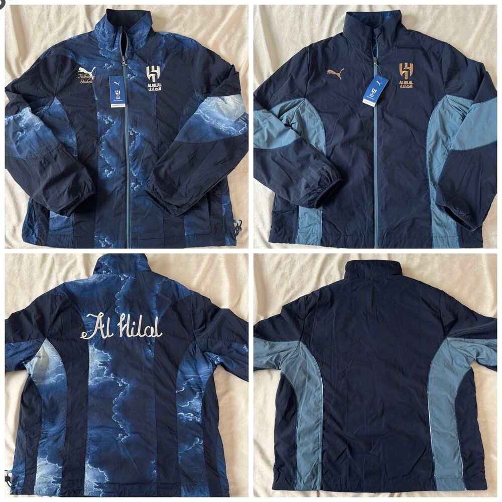 PUMA × KIDSUPER Al-Hilal Saudi FC Reversible Soccer Windbreaker Jacket